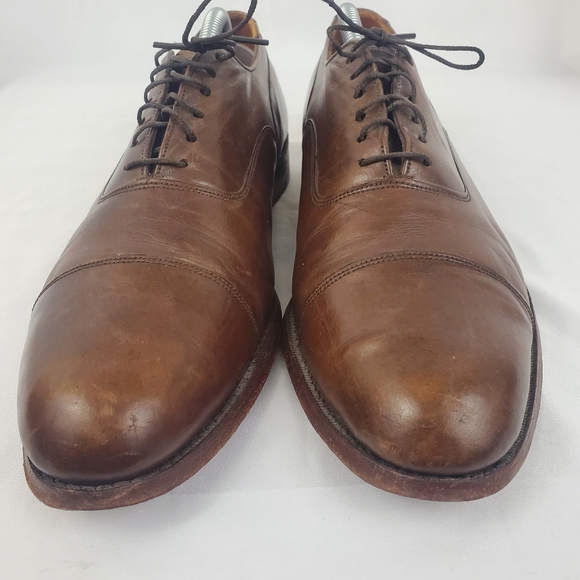 Vintage Britches of Georgetowne Made in England Brown Cap Toe Oxford 9.5 C - Picture 4 of 9